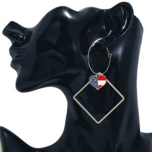 Christi Tasker Miami Heart Patriotic Earrings | American Flag Earrings a5270bcf-0c56-516a-a24d-2599dc054e6f.png American Patriots, show your USA pride! Wear these super cute lightweight heart Patriotic American flag earrings by Christi Tasker Miami Designer. american flag earrings, heart patriotic earrings