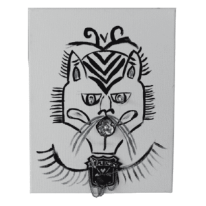 Eye of the Tiger Original Painting by Miami Artist Christi Tasker