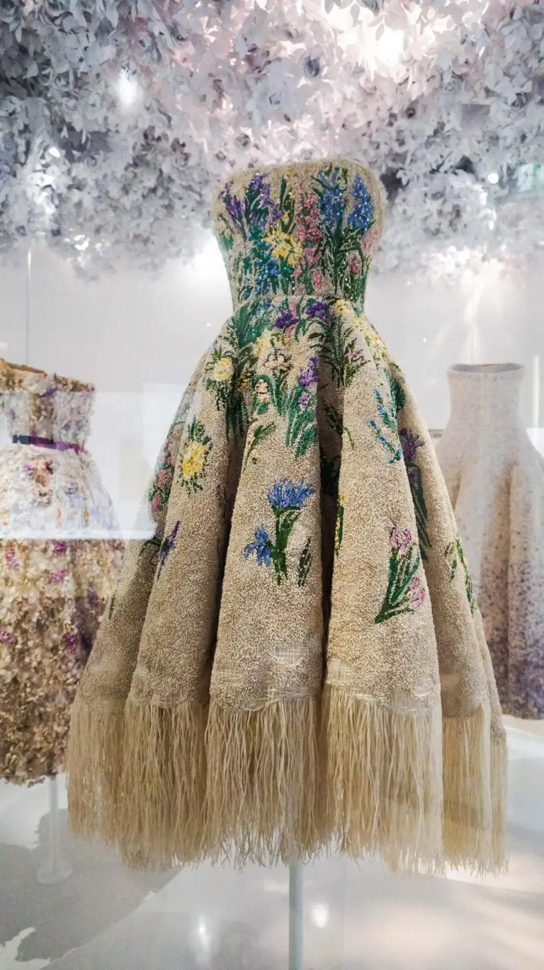 Fashion 300 Awesome Couture Dresses by Christian Dior From The 70th Anniversary Exhibition in Museum in Paris, France Fashion, Design, Lifestyle