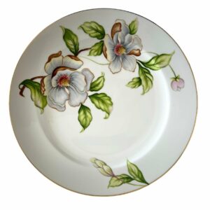 1950s Roselyn China Dogwood Magnolia Dinner Plate Made in Japan- Set of 6 00d3225a-a683-5243-a9b9-c7f38294fc4d.jpg roselyn china dogwood