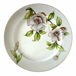 1950s Roselyn China Dogwood Magnolia Dinner Plate Made in Japan- Set of 6 036900e2-2e1e-5d85-b03c-e9c4e183c6d9.jpg roselyn china dogwood