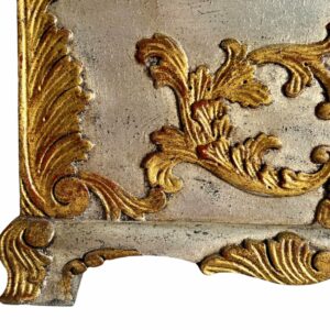Baroque Maitland Smith Aged Silver and Gold Wood Accessories Box 8ab3c26c-1847-5048-8316-88f066c99268-1.jpg This is a beautiful Baroque Maitland Smith Aged Silver and Gold Carved Wood Accessories Box that is the perfect example of form meeting function. Use as storage for remote controls, phone chargers, or other tech wires. Box,Accessories