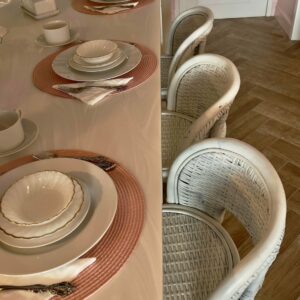 1960s Palm Beach Style White Swivel Bamboo & Wicker Counter Stools - Set of 3 9f50ee1e-1c1d-59f3-8147-1da345c238d4-1.jpg This 1960s Set of Three Vintage Coastal Bar Stools was acquired from a Palm Beach estate and has a classic rattan frame in a classic design. The back and seat are a tightly woven style. Painted in satin white makes these barstools easily customizable to complement any design. Stools,COUNTER STOOLS,bar stools