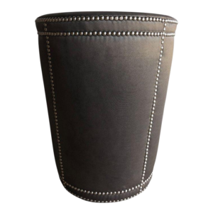 Bernhardt Bernhardt Upholstered Stool With Nailheads Commercial Grade Fabric Collection e4c4f9b2-1118-5447-b3e8-0b2156b3cc2a.png These beautiful Bernhardt stools are super durable and easy to clean. They are upholstered in a commercial gray moire fabric and finished with chrome nailheads. These stools were used at an entry table at Casa Wynwood in Miami. The stools are the perfect height for sitting at a dining table. Stool,Fabric