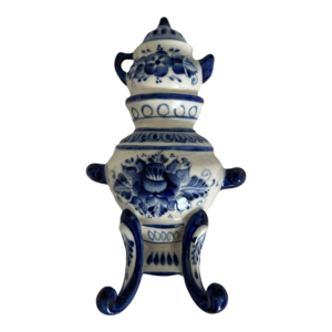 Chinoiserie Porcelain Double Wall Hook/Coat Hanger
