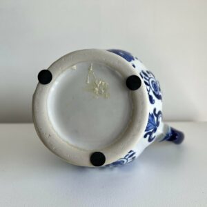 English Chinoiserie Floral Blue & White Ceramic Porcelain Pitcher 31b8ef7d-9945-5b77-8c8a-8f172339fe5f-1.jpg Pitcher