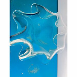 Mid-Century Modern Vintage Lucite Acrylic Small Bowl db329d88-1d63-55ef-89a8-f495ced46299.jpg This beautiful lucite bowl is made of hand-formed clear acrylic that is 1/8" thick. It is made in what is known as a handkerchief design. It is the perfect piece to display small fruit bowl centrepiece or use for serving or for decoration. Bowl,Acrylic