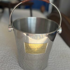 Large Vintage French Laurent Perrier Champagne Bucket With Raised Brass Nameplate Stainless large-vintage-french-laurent-perrier-champagne-bucket-with-raised-brass-nameplate-stainless-6242 This is a beautiful Vintage Laurent Perrier Champagne Bucket. It is perfect for a Wedding gift or summer table decor. A Wine bucket with a brass Laurent Perrier French Champagne Ice bucket is a must addition to your Barware and Bar accessories.