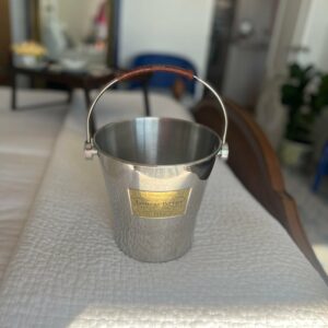 Large Vintage French Laurent Perrier Champagne Bucket With Raised Brass Nameplate Stainless large-vintage-french-laurent-perrier-champagne-bucket-with-raised-brass-nameplate-stainless-9880 This is a beautiful Vintage Laurent Perrier Champagne Bucket. It is perfect for a Wedding gift or summer table decor. A Wine bucket with a brass Laurent Perrier French Champagne Ice bucket is a must addition to your Barware and Bar accessories.
