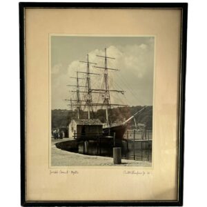 1966 "Joseph Conrad - Mystic" Vintage 1966 Sepia Photograph by Carl W. Thompson Jr., Framed
