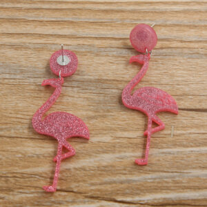 Glamingo Glittered Flamingo Earrings 25224e7f-f074-5239-be95-b68e0ab93e08.jpg Earrings